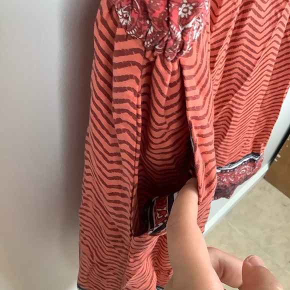 Lucky Brand Red and Blue Patterned Dress - Picture 5 of 6